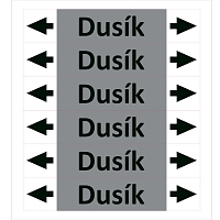 Značení potrubí ISO 20560, dusík